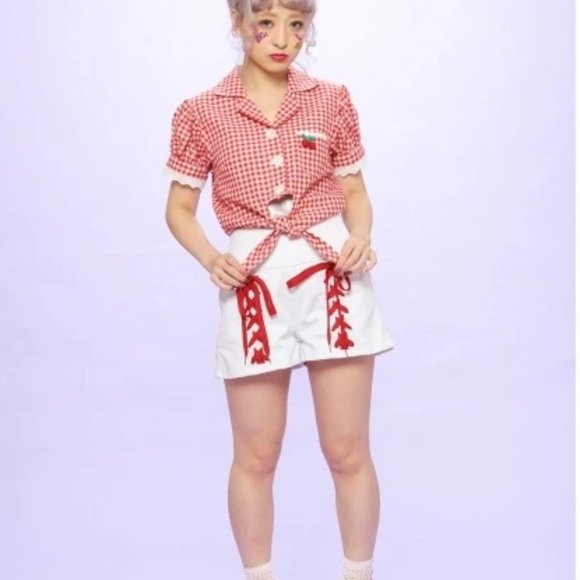 Swankiss Cherry Motif Blouse 2016 - Picture 2 of 2